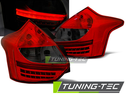 Tuning-Tec LED Lightbar Rückleuchten für Ford Focus MK3 11-14 rot/rauch