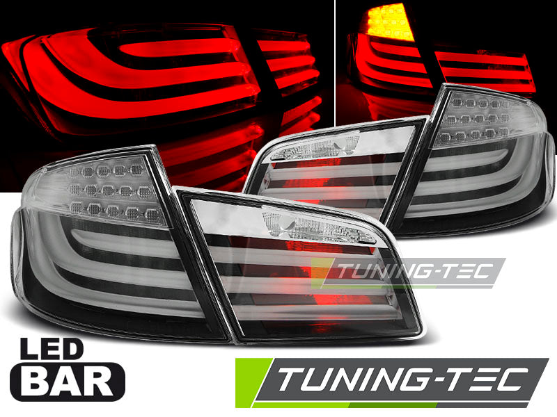 Tuning-Tec LED Lightbar Rückleuchten für BMW 5er F10 10-13 schwarz/grau
