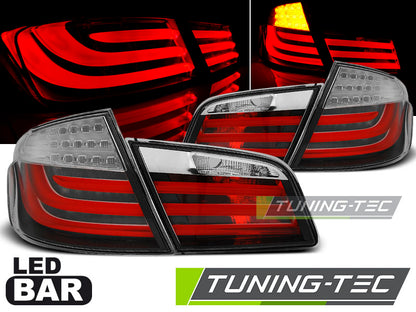 Tuning-Tec LED Lightbar Rückleuchten für BMW 5er F10 10-13 rot/klar