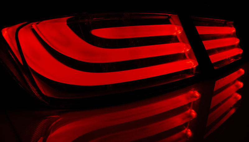 Tuning-Tec LED Lightbar Rückleuchten für BMW 5er F10 10-13 rot/klar