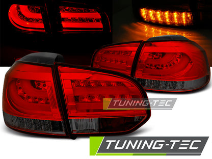 Tuning-Tec LED Lightbar Rückleuchten für VW Golf 6 (VI) 08-12 rot/rauch