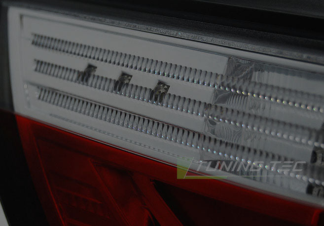 Tuning-Tec LED Lightbar Rückleuchten für BMW 5er E60 LCI Limousine 07-10 rot/rauch