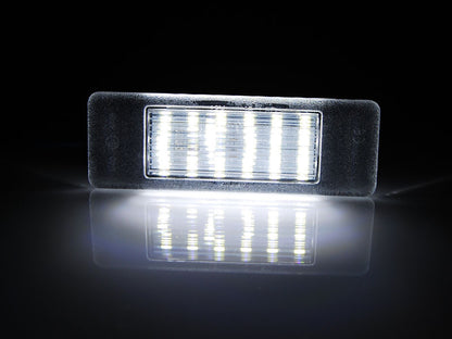 Tuning-Tec LED Kennzeichenbeleuchtung für Peugeot 106 / 207 / 207 CC / 307 / 308 / 406 Coupe / 406 / Citroen kaltweiß