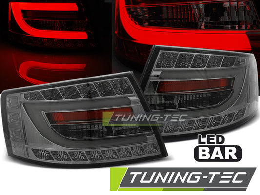Tuning-Tec LED Lightbar Rückleuchten für Audi A6 4F (C6) 04-08 Limousine rauch (6Pin)
