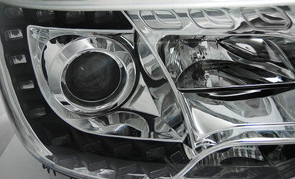 Tuning-Tec LED Tagfahrlicht Scheinwerfer für VW T5 GP (Facelift) 10-15 chrom