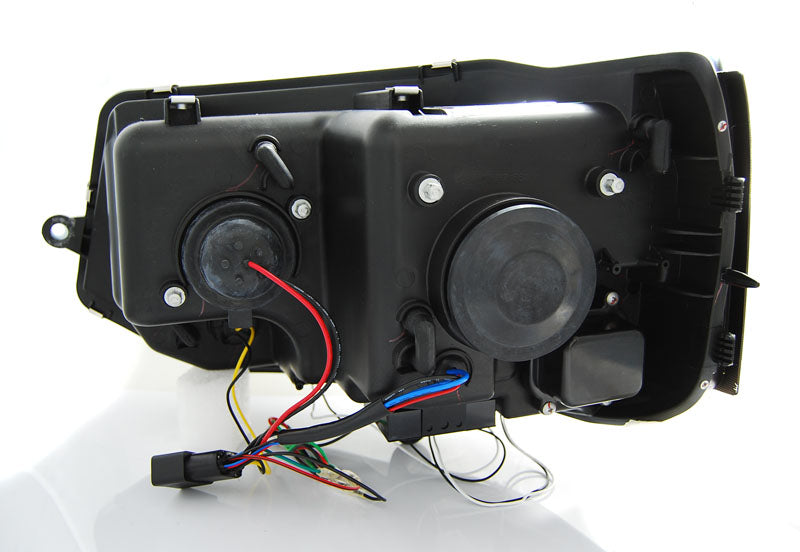 Tuning-Tec LED Tagfahrlicht Scheinwerfer für VW T5 GP (Facelift) 10-15 chrom