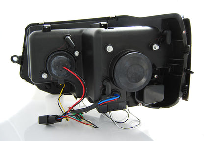 Tuning-Tec LED Tagfahrlicht Scheinwerfer für VW T5 GP (Facelift) 10-15 chrom