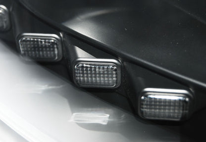 Tuning-Tec LED Tagfahrlicht Scheinwerfer für VW T5 GP (Facelift) 10-15 schwarz "All Black"