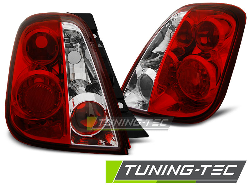 Tuning-Tec Rückleuchten für Fiat 500 07-20 rot/klar