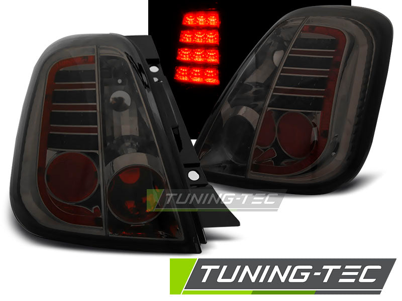 Tuning-Tec LED Rückleuchten für Fiat 500 07-15 schwarz/rauch