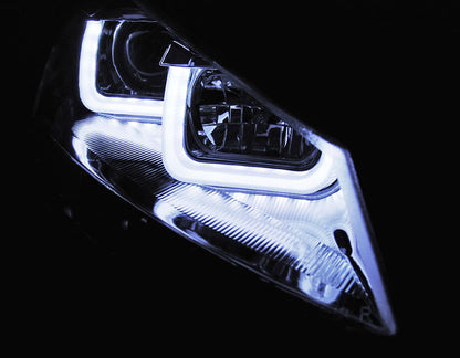 Tuning-Tec LED Tagfahrlicht Scheinwerfer für VW Golf 7 12-17 chrom