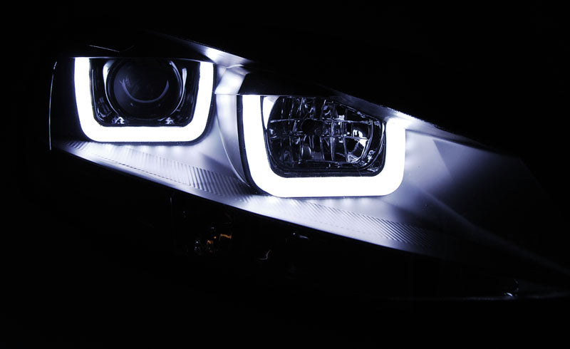 Tuning-Tec LED Tagfahrlicht Scheinwerfer für VW Golf 7 12-17 schwarz