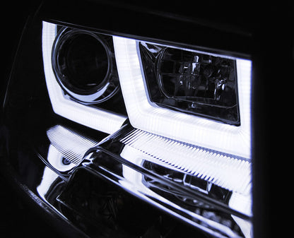 Tuning-Tec LED Tagfahrlicht Scheinwerfer für VW T5 GP (Facelift) chrom LTI