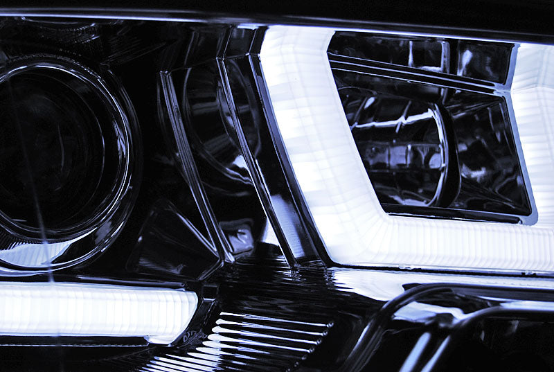 Tuning-Tec LED Tagfahrlicht Scheinwerfer für VW T5 GP (Facelift) chrom LTI