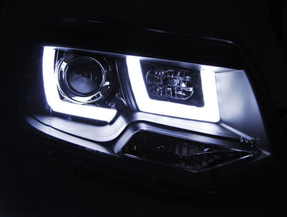 Tuning-Tec LED Tagfahrlicht Scheinwerfer für VW T5 GP (Facelift) 10-15 schwarz LTI