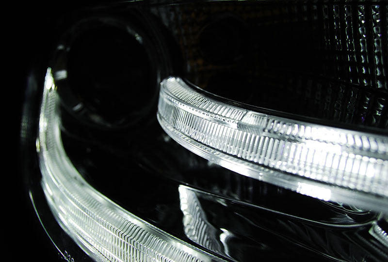 Tuning-Tec LED Tagfahrlicht Scheinwerfer für Audi A4 B8 08-11 chrom