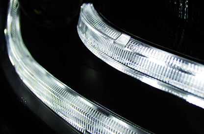 Tuning-Tec Xenon LED Tagfahrlicht Scheinwerfer für Audi A4 B8 08-11 schwarz