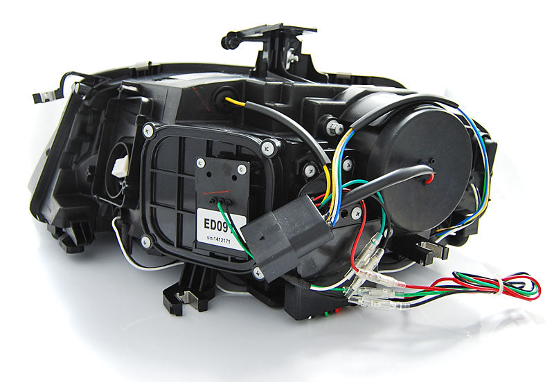 Tuning-Tec Xenon LED Tagfahrlicht Scheinwerfer für Audi A4 B8 08-11 schwarz