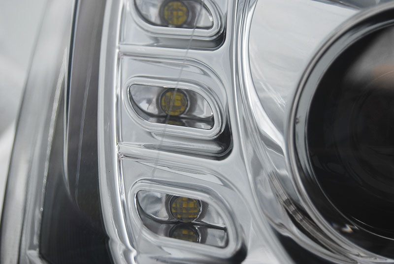 Tuning-Tec LED Tagfahrlicht Scheinwerfer für VW Jetta 6 11-18 chrom