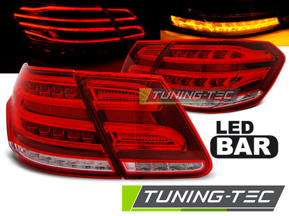 Tuning-Tec Voll LED Rückleuchten für Mercedes Benz E-Klasse W212 Limousine 09-13 rot/klar (für Halogen Blinker)