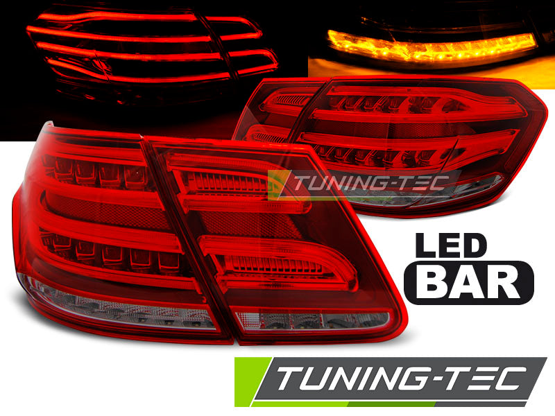 Tuning-Tec Voll LED Rückleuchten für Mercedes Benz E-Klasse W212 Limousine 09-13 rot/rauch (für Halogen Blinker)