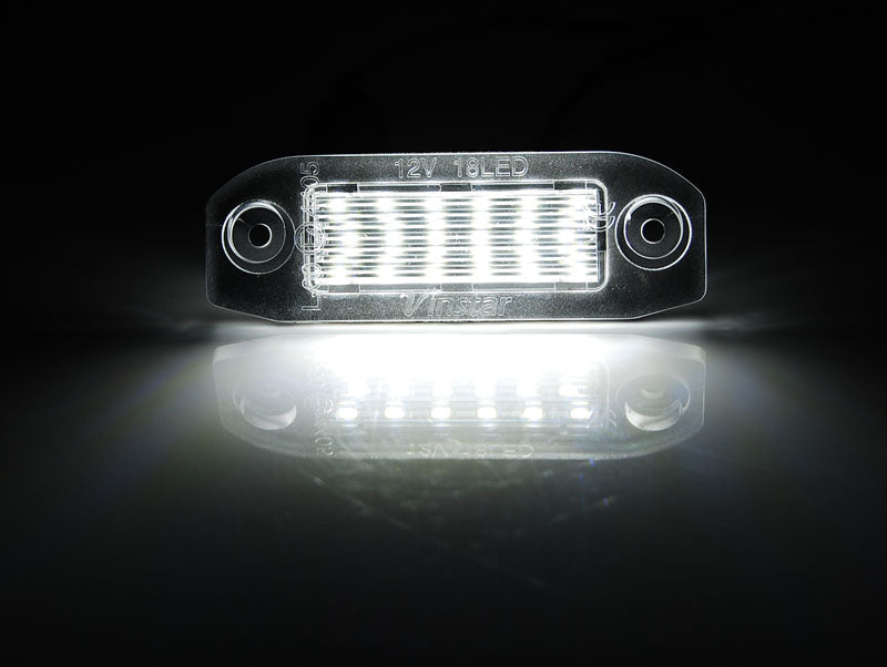 Tuning-Tec LED Kennzeichenbeleuchtung für Volvo S40 / V50 / S60 / V70 / S80 / XC60 / XC70 / XC90 LED kaltweiß