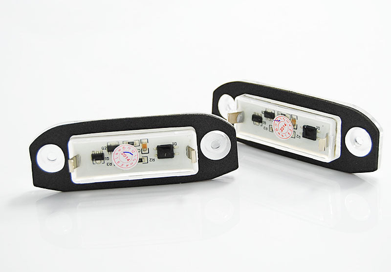 Tuning-Tec LED Kennzeichenbeleuchtung für Volvo S40 / V50 / S60 / V70 / S80 / XC60 / XC70 / XC90 LED kaltweiß