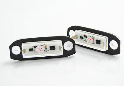 Tuning-Tec LED Kennzeichenbeleuchtung für Volvo S40 / V50 / S60 / V70 / S80 / XC60 / XC70 / XC90 LED kaltweiß