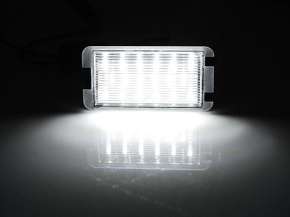 Tuning-Tec LED Kennzeichenbeleuchtung für Seat Ibiza 6K / Cordoba 6K / Leon 1M / Altea 5P / Arosa 6H/6HS / Toledo III kalt...