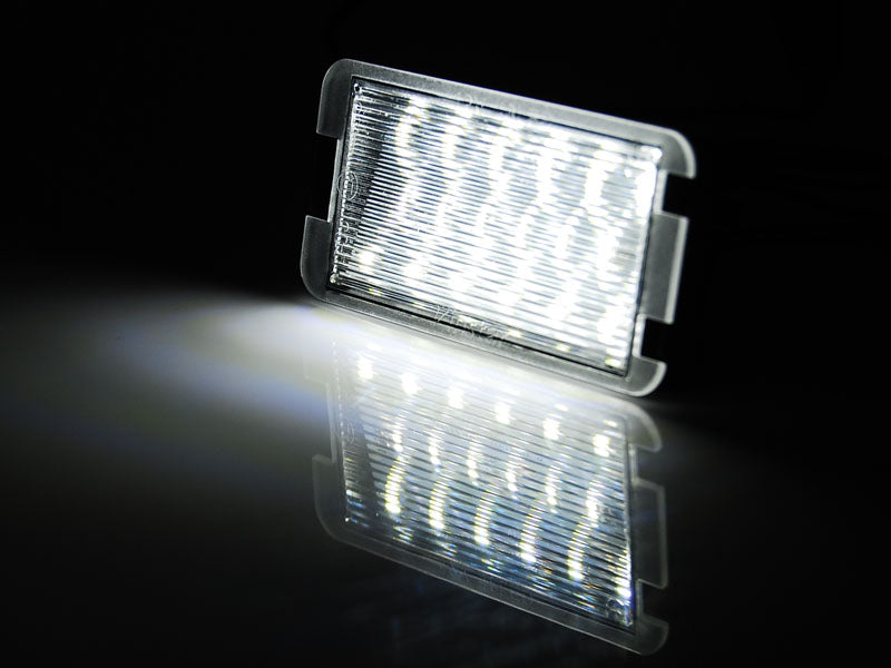 Tuning-Tec LED Kennzeichenbeleuchtung für Seat Ibiza 6K / Cordoba 6K / Leon 1M / Altea 5P / Arosa 6H/6HS / Toledo III kalt...