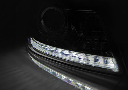 Tuning-Tec LED Tagfahrlicht Scheinwerfer für Skoda Octavia 2 (1Z Facelift) 09-12 schwarz