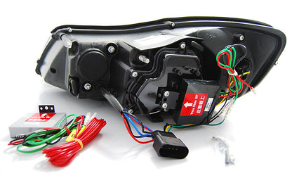 Tuning-Tec LED Tagfahrlicht Scheinwerfer für Skoda Octavia 2 (1Z Facelift) 09-12 chrom