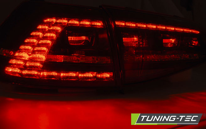 Tuning-Tec LED Rückleuchten für VW Golf 7 (VII) 13-17 rot/klar mit dynamischem Blinker