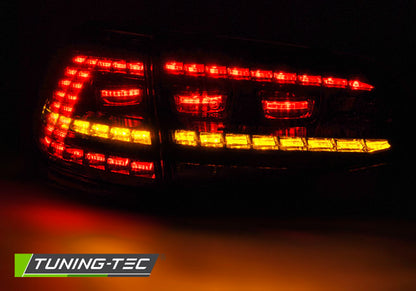 Tuning-Tec LED Rückleuchten für VW Golf 7 (VII) 13-17 kirschrot mit dynamischem Blinker