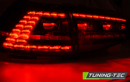 Tuning-Tec LED Rückleuchten für VW Golf 7 (VII) 13-17 schwarz/rauch mit dynamischem Blinker