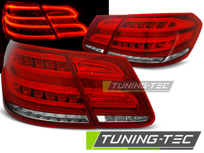 Tuning-Tec Voll LED Rückleuchten für Mercedes Benz E-Klasse W212 Limousine 09-13 rot/klar