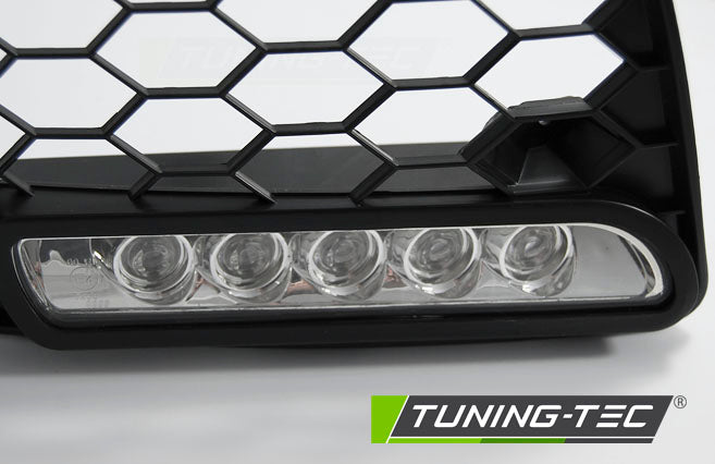 Tuning-Tec LED Tagfahrlicht-Nebelscheinwerfer Blende für VW Golf V 03-09 schwarz