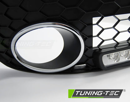 Tuning-Tec LED Tagfahrlicht-Nebelscheinwerfer Blende für VW Golf V 03-09 schwarz