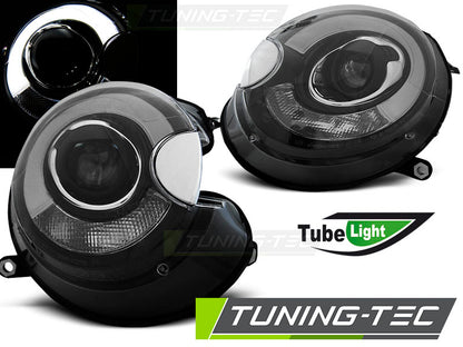 Tuning-Tec LED Tagfahrlicht Scheinwerfer für Mini Cooper 06-14 schwarz LTI