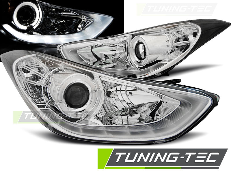 Tuning-Tec LED Tagfahrlicht Scheinwerfer für Hyundai Elantra 10-15 chrom