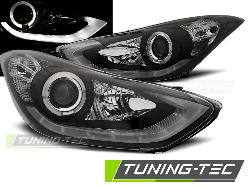 Tuning-Tec LED Tagfahrlicht Scheinwerfer für Hyundai Elantra 10-15 schwarz