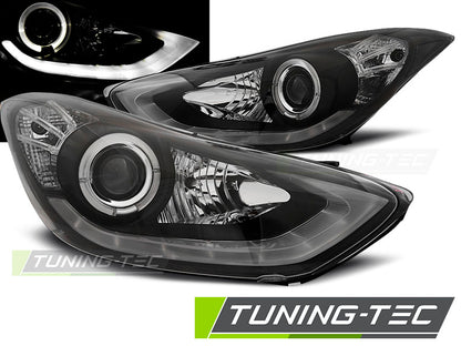 Tuning-Tec LED Tagfahrlicht Scheinwerfer für Hyundai Elantra 10-15 schwarz