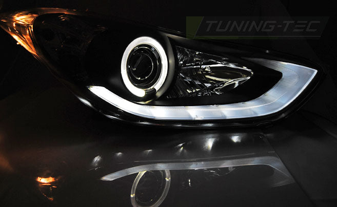 Tuning-Tec LED Tagfahrlicht Scheinwerfer für Hyundai Elantra 10-15 schwarz