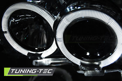 Tuning-Tec LED Angel Eyes Scheinwerfer für Nissan Frontier 01-04 chrom