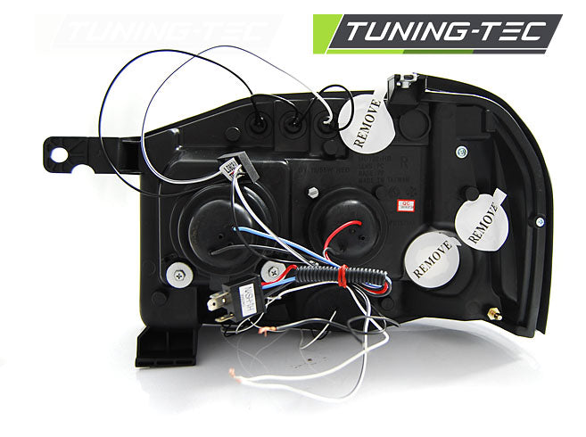 Tuning-Tec LED Angel Eyes Scheinwerfer für Nissan Frontier 01-04 chrom