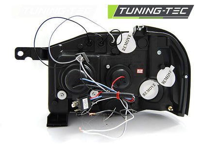Tuning-Tec LED Angel Eyes Scheinwerfer für Nissan Frontier 01-04 chrom