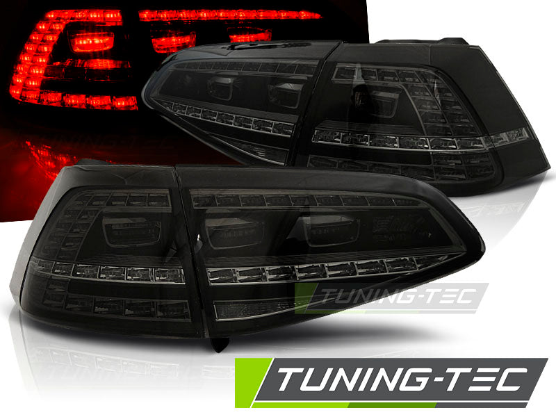 Tuning-Tec LED Rückleuchten für VW Golf 7 (VII) 13-17 schwarz/rauch