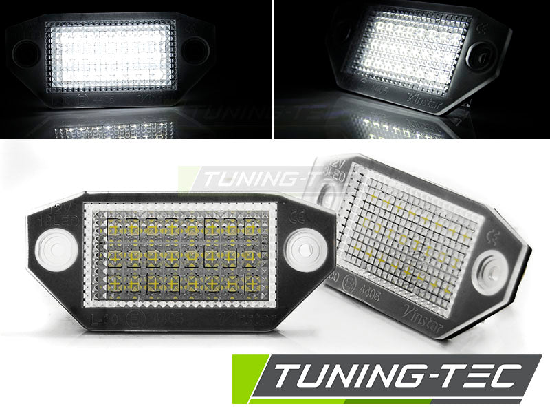 Tuning-Tec LED Kennzeichenbeleuchtung für Ford Mondeo MK3 00-07 kaltweiß