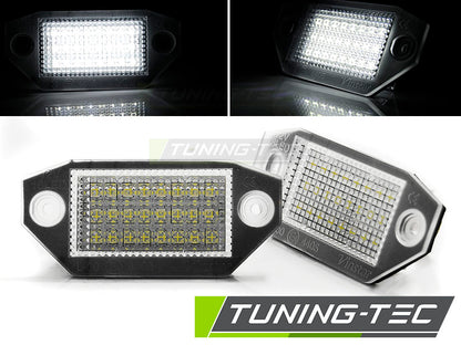 Tuning-Tec LED Kennzeichenbeleuchtung für Ford Mondeo MK3 00-07 kaltweiß