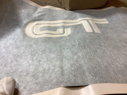 Farbstreifen linke Seite Opel Classic Aufkleber „GT“ in Grau Original GM NEU